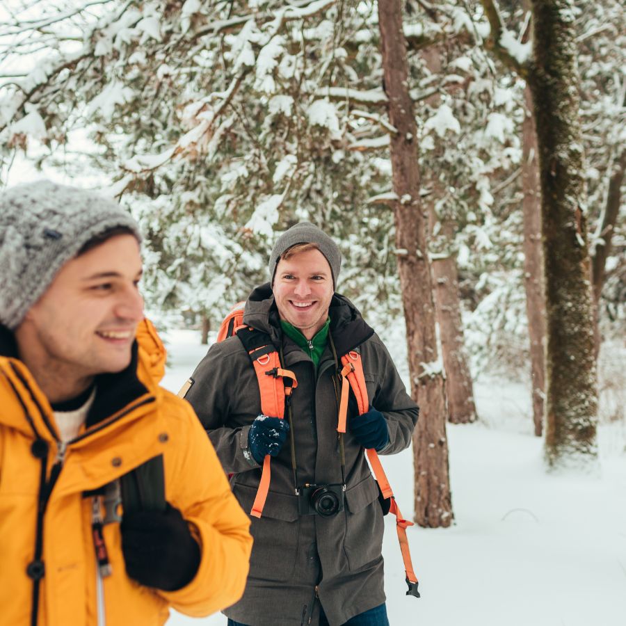 winter hiking